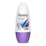 Rexona Free Spirit Roll-On Motion Activated Deodorant for Women | 72-Hour Freshness | Alcohol-Free & Gentle on Skin | 45 ML
