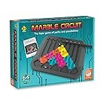 Brand Conquer Brain Training Puzzle Marble Circuit Logic Game for 1 Player Great Gift for Kids who Like Puzzles & Brain teasers 64 Card Challenges & 24pcs Fun for Kids & Adults Ages 8+ (Logic Game)
