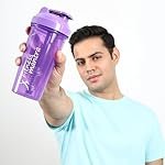 Fitness MantraÂ® 700ml Classic Shaker Bottle for Men & Women [Capacity 700 ml (Purple, 700ml)