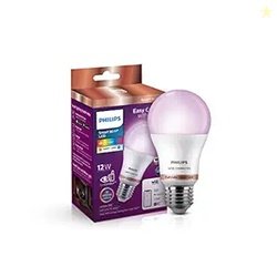 Philips Wiz Wi-Fi Enabled E27 12-Watt LED Smart Bulb, Compatible with