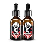 Beardo Godfather Lite Beard and Moustache Oil (30 ml x Pack of 2) | Beard Oil for men | Non-Sticky, Light; Almond Oil, Aloe vera, Vitamin E, Shiny Nourished Beards