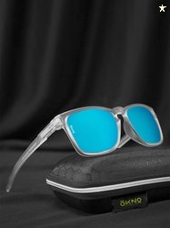 OKNO Polarised and UV Protected Lens Unisex Blue Square Sunglasses
