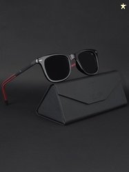 Voyage Unisex Wayfarer Sunglasses with Polarised and UV Protected Lens