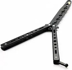 Butterfly Knives Trainer with O-Ring Latch for Beginner, Balisong Trai