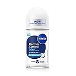 NIVEA Derma Control Defend Underarm Deo Roll-On for Women | Defends Against Irritation | 72H Derma Active Protection | With Pure Hyaluronic Acid & Pro-Vitamin B5 | 0% Alcohol | 50 ml
