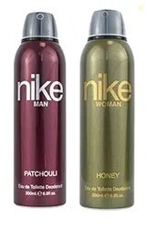 Nike Unisex Patchouli Man + Honey Woman Deodorant Spray - Pack of 2 (2