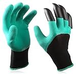 Garden Claw Gloves | Heavy Duty ABS Fingertip Claws for Easy Digging, Planting, Raking & Weeding | Reusable, Washable Protective Gardening Gloves for Men & Women(GTK)
