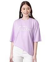 KOTTY Quirky Printed T-Shirt for Women | Fun & Playful | Casual Chillwear