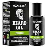 Mancode Beard & Hair Growth Oil, 60ml |With Patchouli Natural Oils including Vitamin E Hair Oil for Thicker & Longer Beard | Beard Oil for Uneven, Patchy & Fast Beard Growth | Growth Oil for Stronger & Fuller Beard Hair