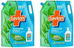 Savlon Moisture Shield Germ Protection Liquid Handwash Refill Pouch, 1