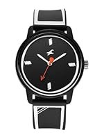 Fastrack Tees Zine with Black Dial Black Silicon Strap Watch for Unisex – 38145PP05W