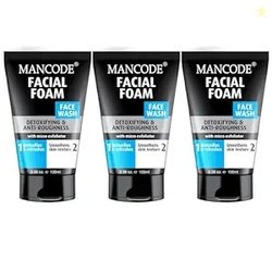 Mancode Detoxifying Face Wash for Men - Clear Skin, Oil Control, Acne
