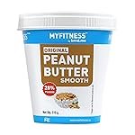 MYFITNESS Original Classic Peanut Butter Smooth 510g | 21g Protein to Boost Energy | Tasty & Healthy Nut Butter Spread | Vegan | Cholesterol Free, Gluten Free | Zero Trans Fat | Creamy Peanut Butter