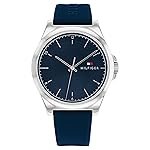 Tommy Hilfiger Quartz Blue Dial Silicone Strap Watch for Women