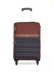 ZOUK Avasa Periyar Waves Polyester Soft 4 Spinner Wheel 360 Rotating C