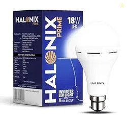 Halonix 18W Emergency Inverter Bulb | Rechargeable Emergency B22D Led