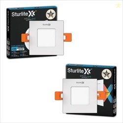 Sturlite Eco LYF 4W Square LED Downlight| Cool White Color Temperature
