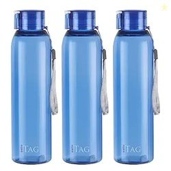CELLO My Tag PET Water Bottle | 100% food grade | Leak proof and Break