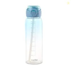 CELLO Inspire Large Sipper Water Bottle, 900ml Sky Blue | Food Grade,