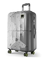 Safari Tazzo 8 Wheels 77cm Large Size Trolley Bag, Hard Case Polycarbonate, 360Âº Wheeling Small Check in Luggage, Suitcase for Travel, Trolley Bags for Travel, Printed