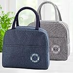 Milton Reusable Lunch Bag,Combo Pack Tiffin Bag for School, College, Office,Picnic Travels Waterproof Lunch Bag Insulated Lunch Bag with Handles, Ocean Fish and Arrow Print Design, Set of 2