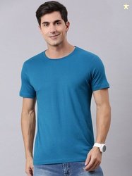 Mast & Harbour Men Solid Cotton Round Neck Casual T-shirt