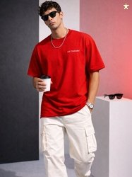 THEFITTHEORY Men Pure Cotton T-shirt