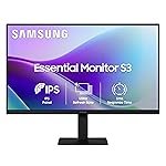 Samsung 22″ (55.88 cm) 120hz Flat Monitor|IPS Panel|FHD 1080p (1920 x 1080)|120 Hz|5 ms|Dual HDMI Ports (2EA)|Super Slim Borderless Design|Game Mode|Eye Saver Mode|Wall Mountable|LS22F320GAWXXL|Black