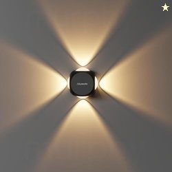 Murphy LED Outdoor Up/Down Wall Light - 6W, Warm White, (4 Multi-Direc