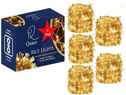 Quace 12 Meter (36 Feet) Decorative 42 Warm White LED String Light Plu