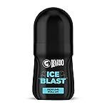 Beardo Ice Blast Perfume Roll-On, 50ml for Men | Long-Lasting Menthol Freshness with Musk & Woody Notes | Perfumed Antiperspirant for Odour Protection | No Sweat, Cooling Effect, All-Day Freshness
