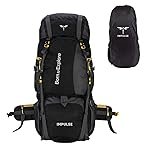 Impulse Rucksack bags 80 litres travel bag for men tourist bag for travel backpack for hiking trekking Bag for men camping Curve Black with 1 year Warranty | Black