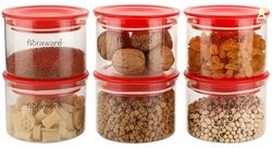 Floraware Plastic Storage Jar and Container Set I Air Tight & BPA Free