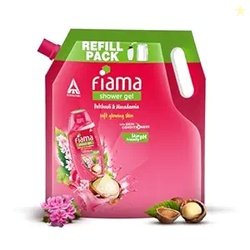 Fiama Body Wash Shower Gel Patchouli & Macadamia, 1.4L Bodywash Refill
