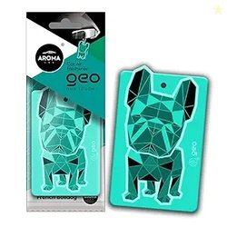 Aroma Car Perfume Hanging Car Air Freshener Geo Dog, Oud Touch (Pack o