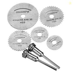 DIY Crafts DIY Crafts 5x HSS Circular Wood Cutting Saw Blade Discs + 2