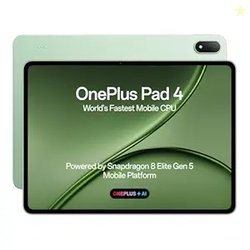 OnePlus Pad 4, Snapdragon 8 Elite Gen 5 Platform, 33.53cm 13.2 3.4K Sc