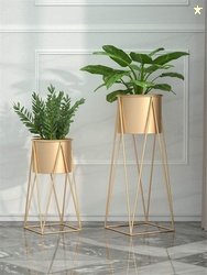 jhsfd Stylish Planter Stand for living room and balcony Plant Con...mo