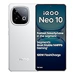 iQOO Neo 10 (Alpine White, 8GB RAM, 256GB Storage) | Segment’s Fastest Processor* with Snapdragon 8s Gen 4 & Supercomputing chip Q1 | 120W FlashCharge | Segment’s Brightest AMOLED Display*
