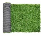 Purav Light 35mm Artificial Green Grass Carpet Mat for Balcony| Grass Mat for Floor, Home Decoration| Perfect for Indoor and Outdoor Use| Entrace Mats|Easy to Wash| Waterproof Mats| (15×23 Inch)