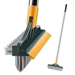 CleanSmith Special Bathroom Cleaning Brush with Wiper 3 in 1 Tiles Cle
