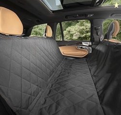 Plush Paws Products Polycotton Premium Rear Car Seat Protector W/Hammo