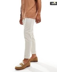 ASOS DESIGN Smart Premium Tapered Single-Pleat Chinos
