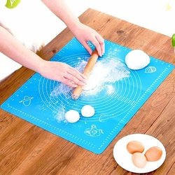 NANDKUVAR Silicon Fondant Rolling Mat or Silicone Baking Sheet La...mo