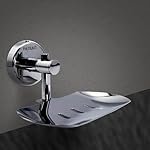 Stainless Steel Bathroom Soap Holder | Soap Stand for Bathroom | Soap Dish for Bathroom Accessories (Chrome, Pack of 2)