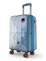 Safari Tazzo 8 Wheels 55cm Cabin Size Trolley Bag, Hard Case Polycarbonate, 360Âº Wheeling Small Carry-on Luggage, Suitcase for Travel, Trolley Bags for Travel, Printed