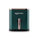 Amazon Basics 3.5L Electric Air Fryer | 1200 W | Temp. Settings Up to 200C | 7 Pre-set Options | 360 High Speed Air Circulation | Non-Stick Coated | Touch Control Display | 1 Year Warranty (Green)