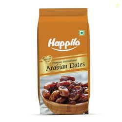 Happilo Premium Natural Arabian Dates 500g Pouch | Khajur, Khajoor | D