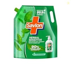 Savlon Herbal Sensitive Germ Protection Liquid Handwash Refill Pouch,
