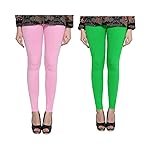 Women’s Combo Cotton Stretchable Ankle Length Leggings for Women & Girls, Pack of 2